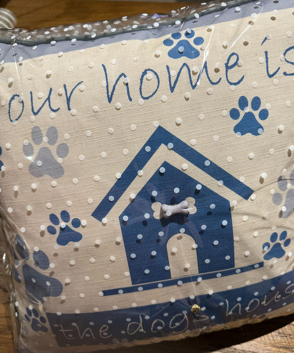 Thumbnail: Dog's House Cushion by SkyeBubble