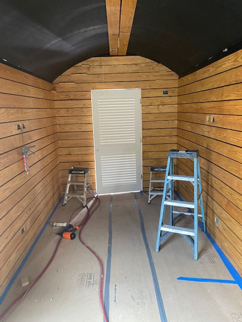 Finished Interior Wood Paneling Of Whole Car - South End.jpeg