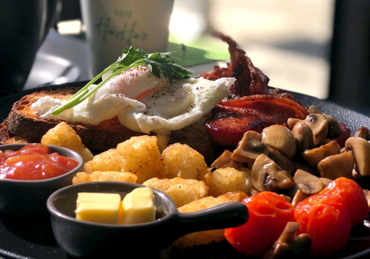 Arranged Food and Objects