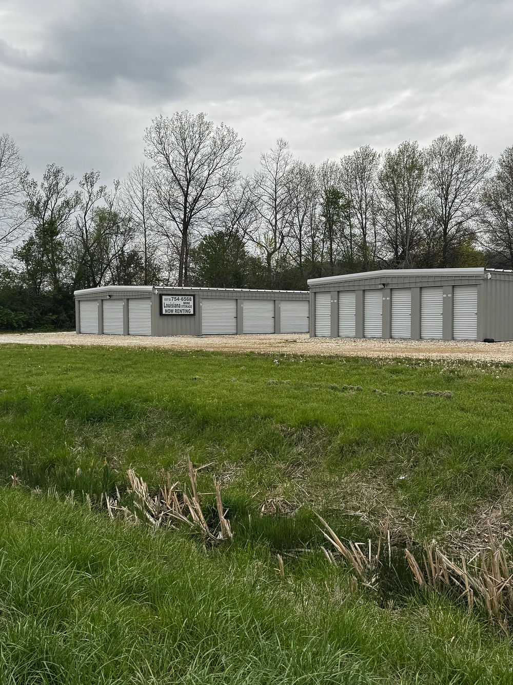 Secure climate-controlled storage and RV parking units.