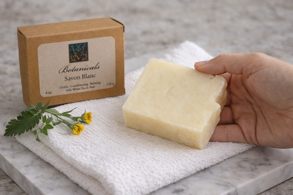 Thumbnail: Savon Blanc Shot with towel and herbs