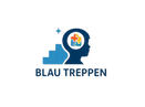 Blau Treppen Therapie Logo