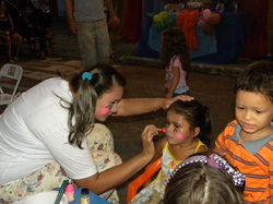 PINTURA NO ROSTO DAS CRIANÇAS