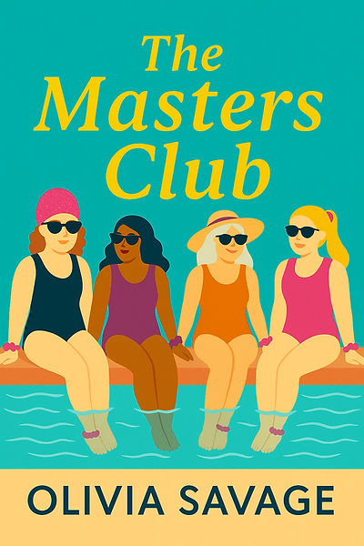 The Masters Club book cover by Olivia Savage, women’s fiction slow-burn romance
