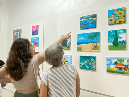 Gran cierre expositivo de los estudiantes del curso de Pintura I ofrecido en _SITIO// Espacio | Taller Interdisciplinario de Arte