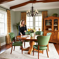 space styling with furniture placement & accessories placement, finishing touches