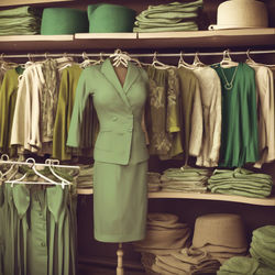 Hemp Made Women's Attire In a Shop