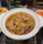 アヒルのぶつ切り煮込み