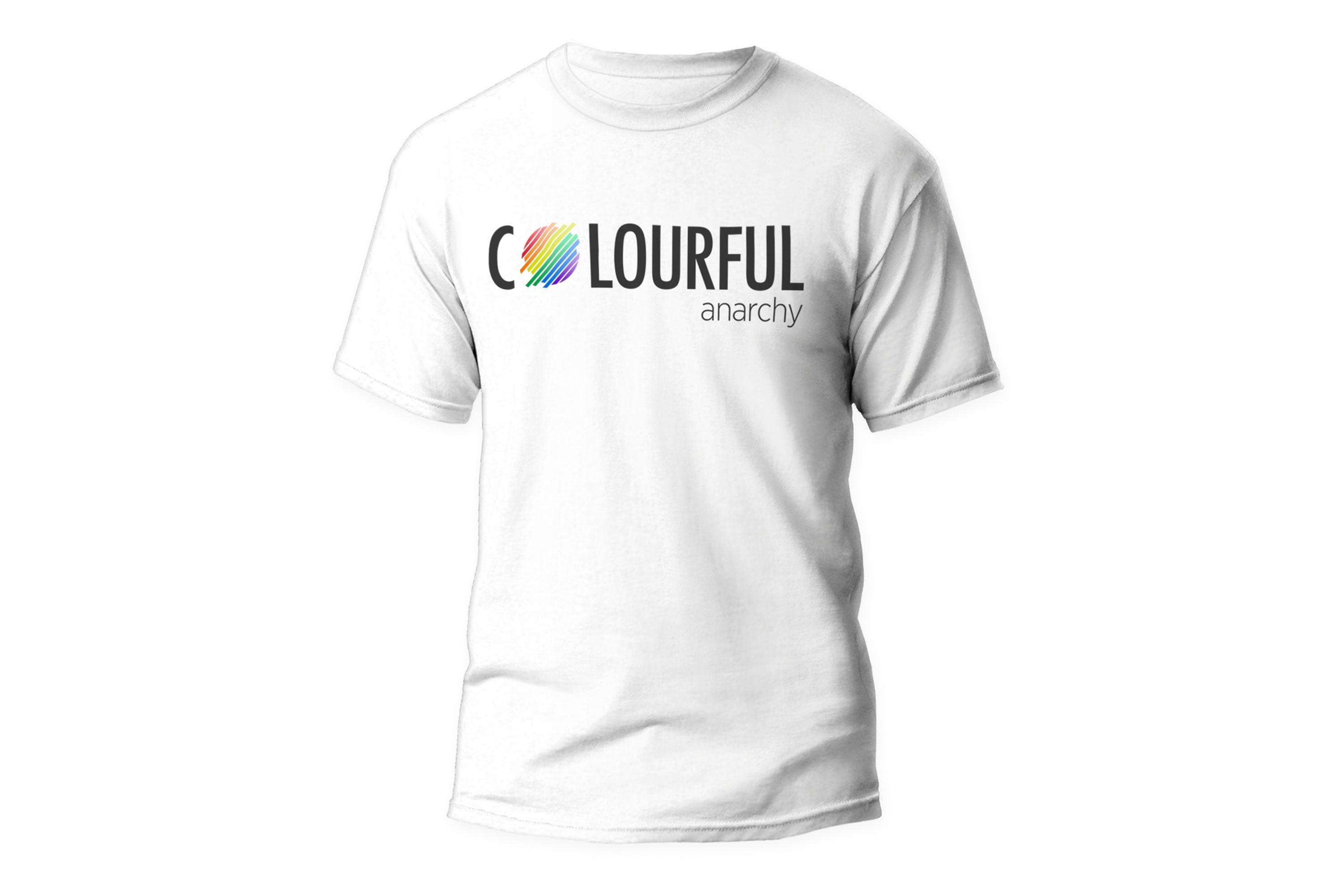 Colourful Anarchy baskılı tişört