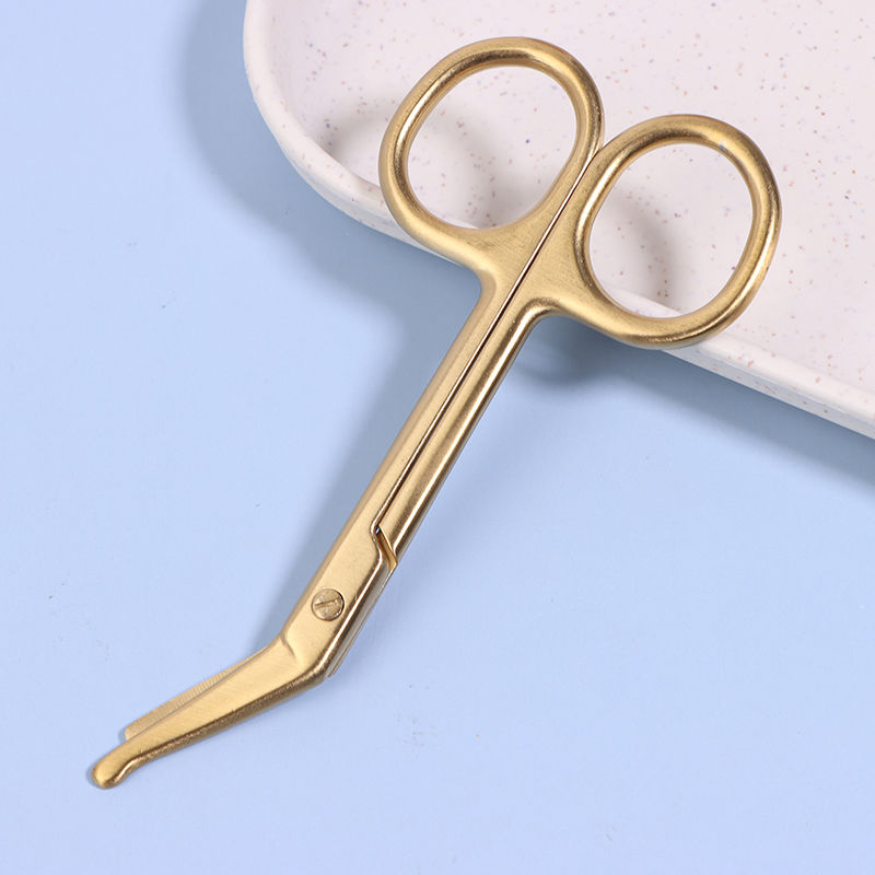 Miniatura: Tesoura de gaze de aço inoxidável 11cm, tesoura cirúrgica, tesoura de enferme