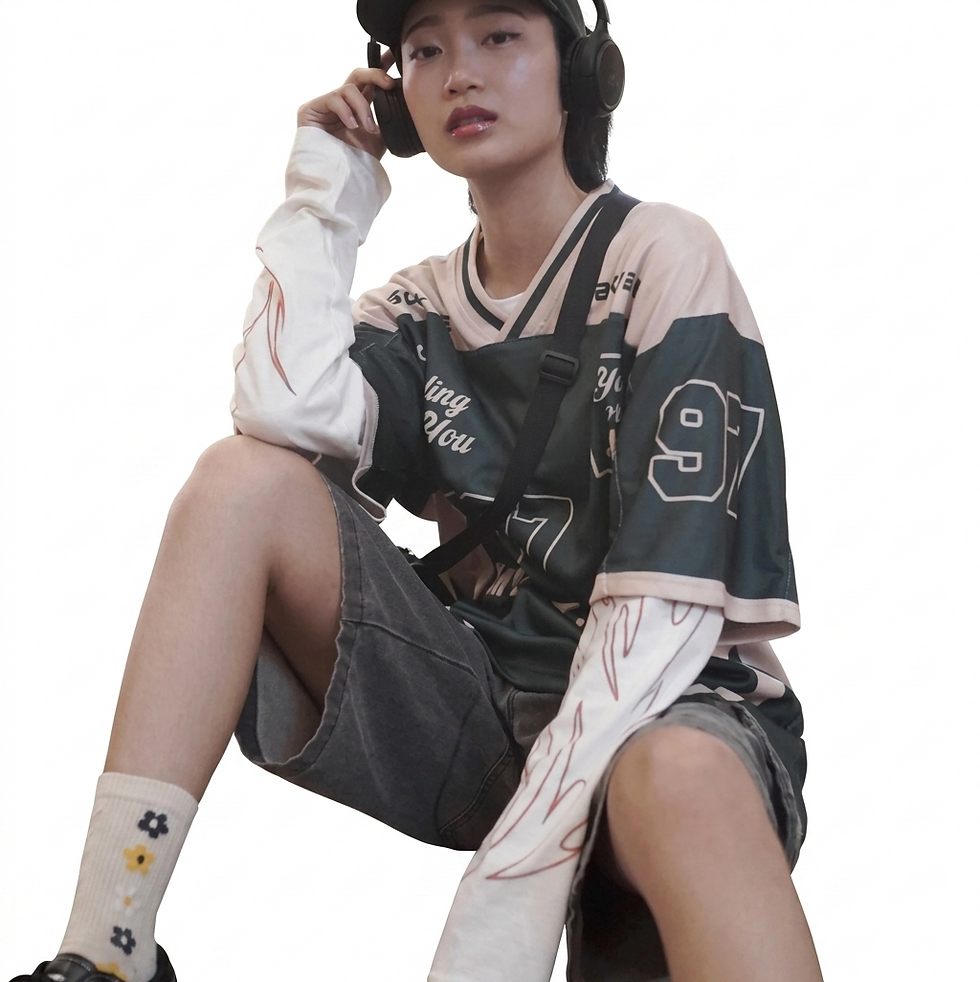 Miniatura: T-Shirt Oversized Y2K Jersey 97