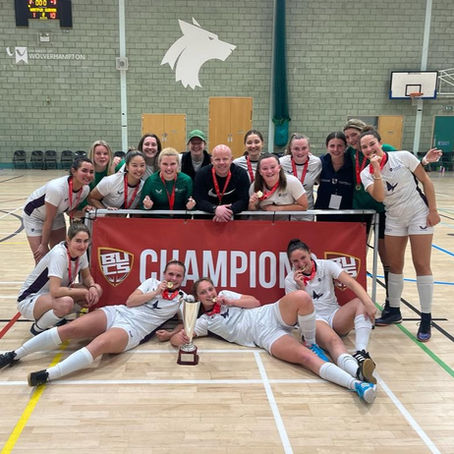 W1s Retain BUCS Futsal Championship in Emphatic Style