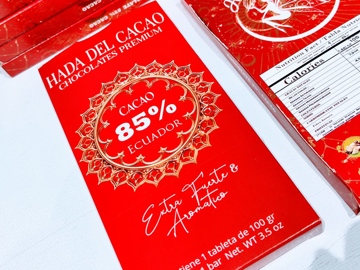 HDC* 5 unidades chocolate 85% cacao keto , vegano. sin azucar, con stev