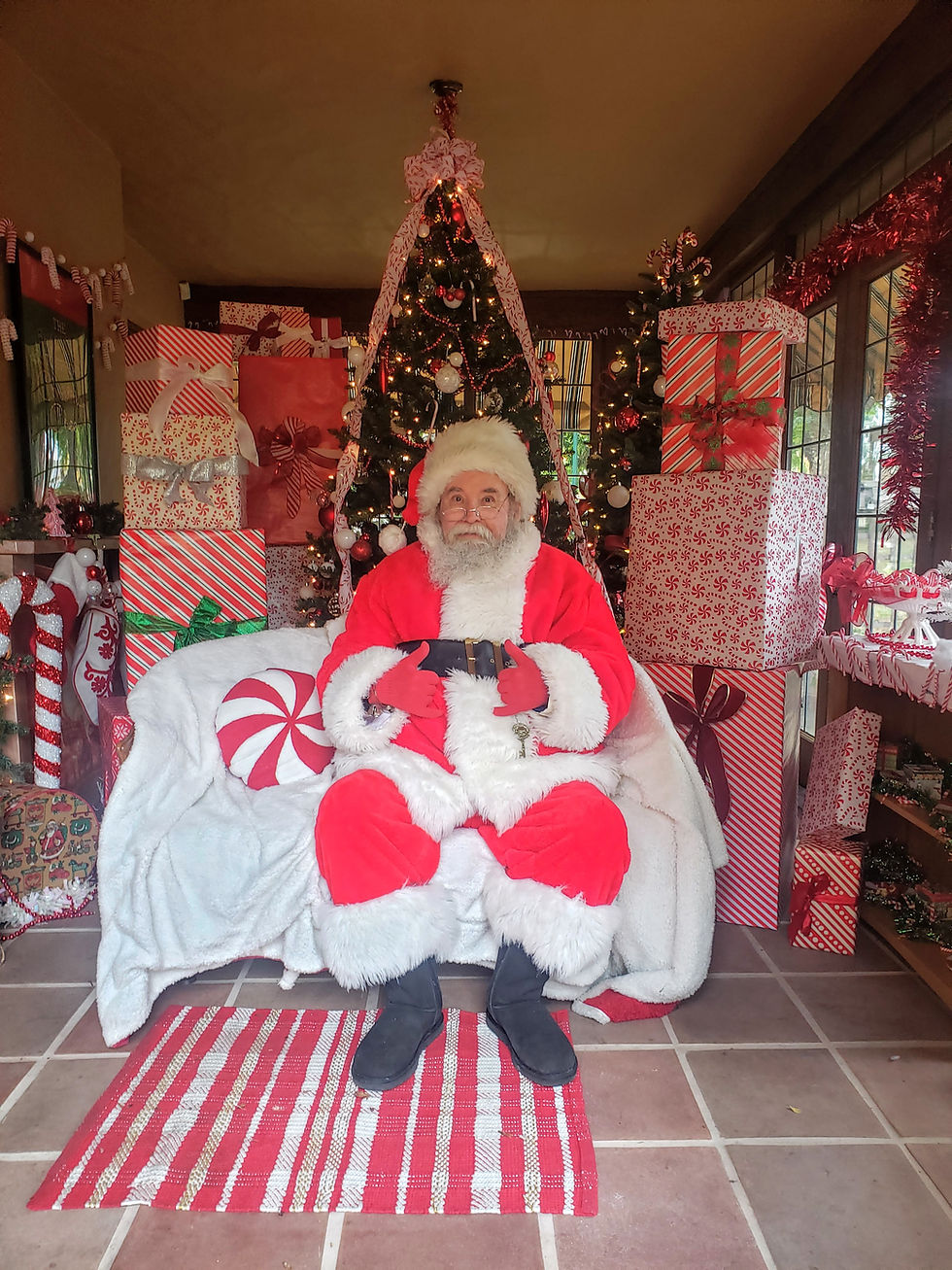Photos with Santa 11am - 12pm at the Ainsley House