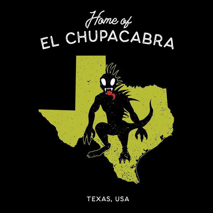 Home of El Chupacabra – Texas, USA // Unisex T-Shirt