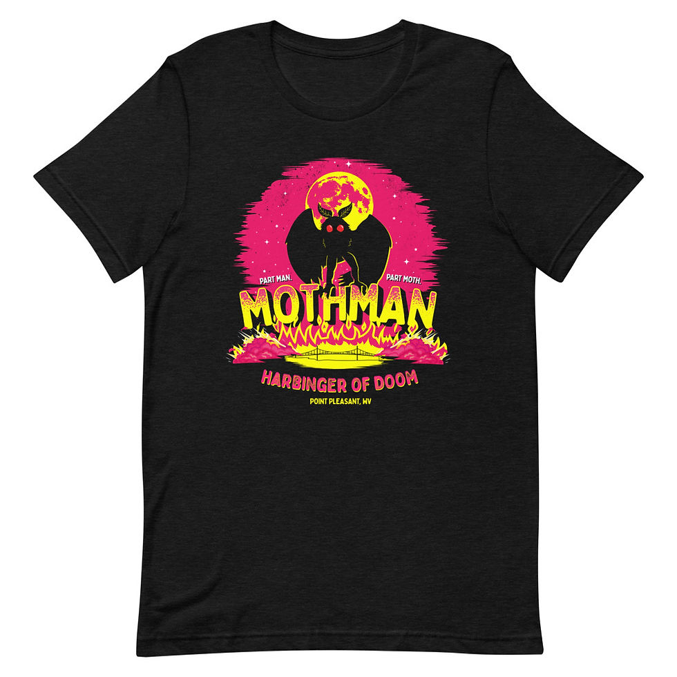 Thumbnail: Mothman – Harbinger of Doom! // Unisex T-Shirt