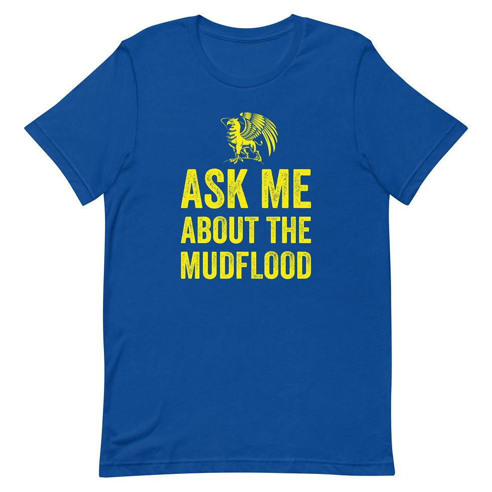 Thumbnail: Ask Me About the Mud Flood // Unisex T-Shirt