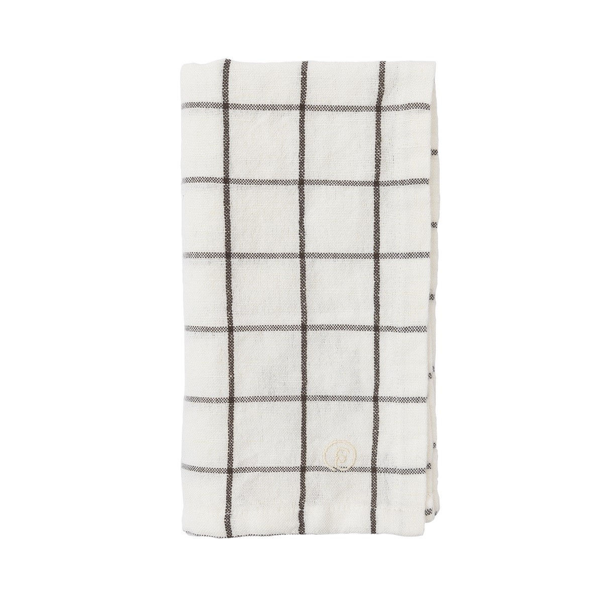 Karierte Stoffserviette von der schwedischen Marke Ernst Form.