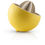 Miniaturbild: Eine gelbe Zitruspresse aus Silikon von Eva Solo.