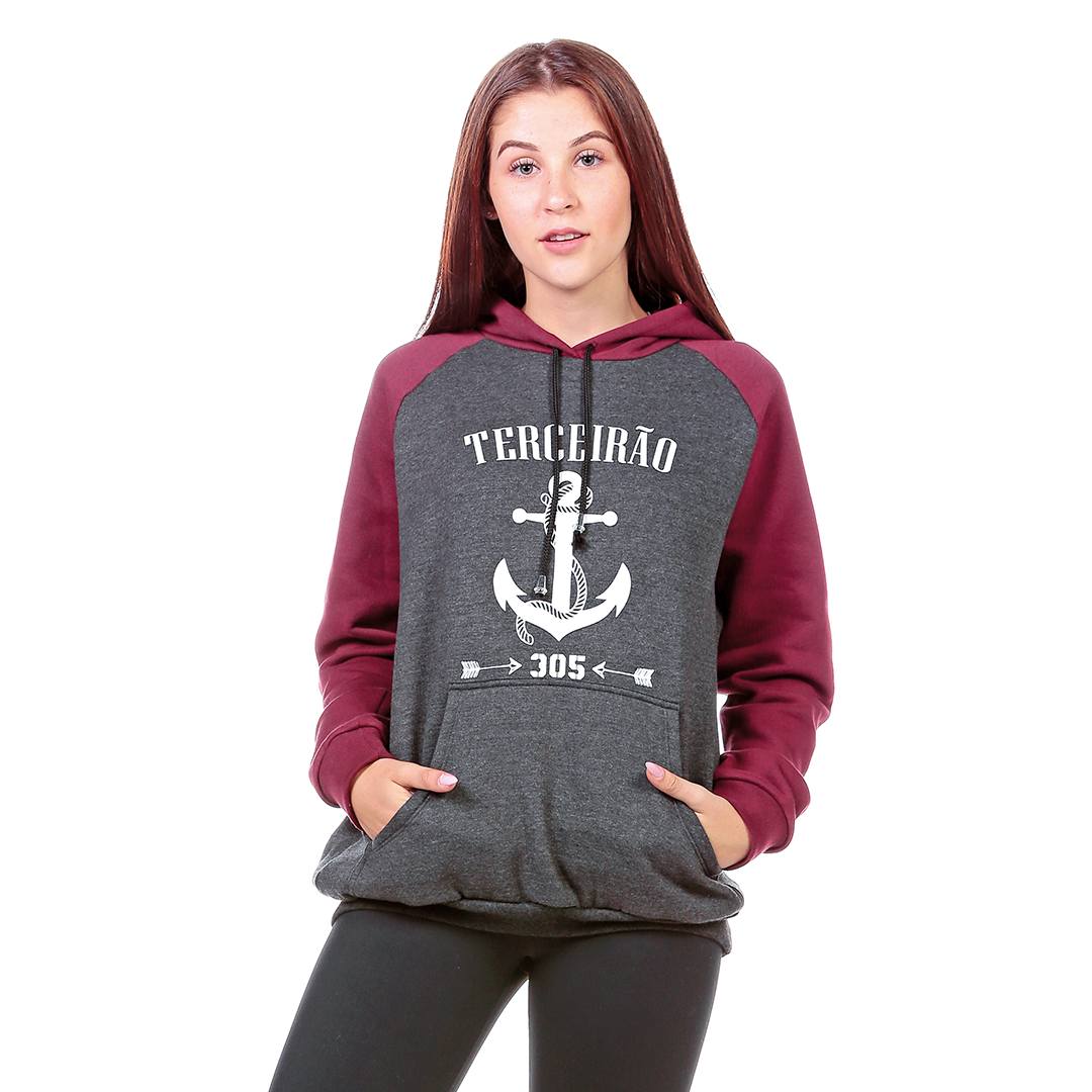 BLUSA EM MOLETOM
