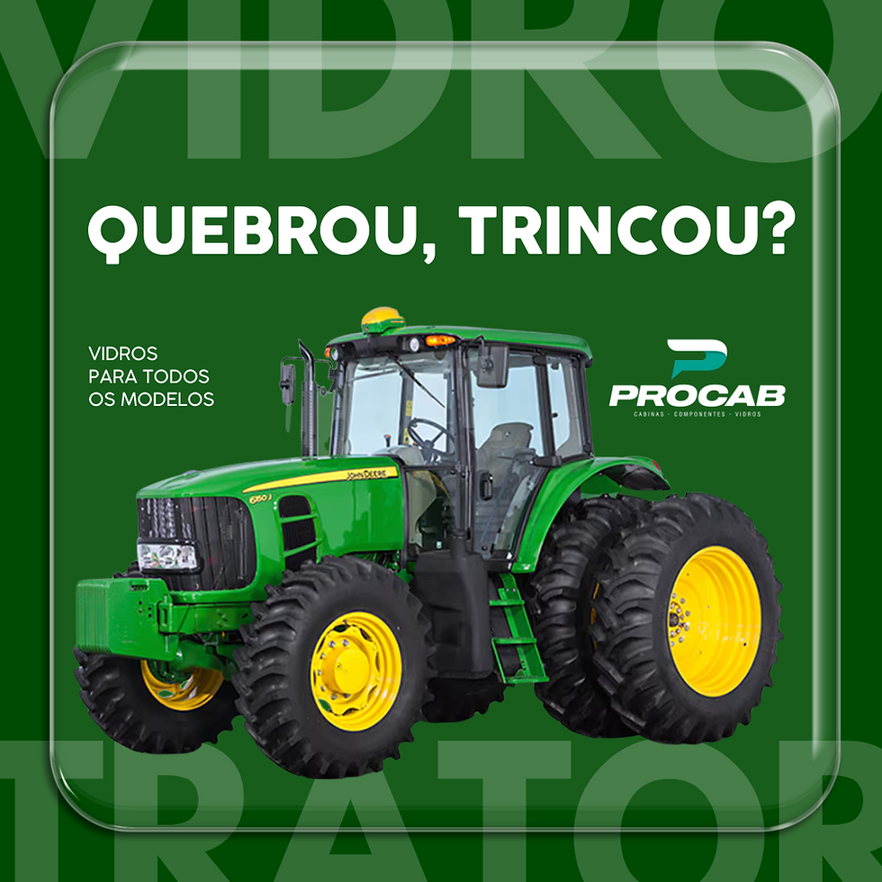 Vidros para Tratores