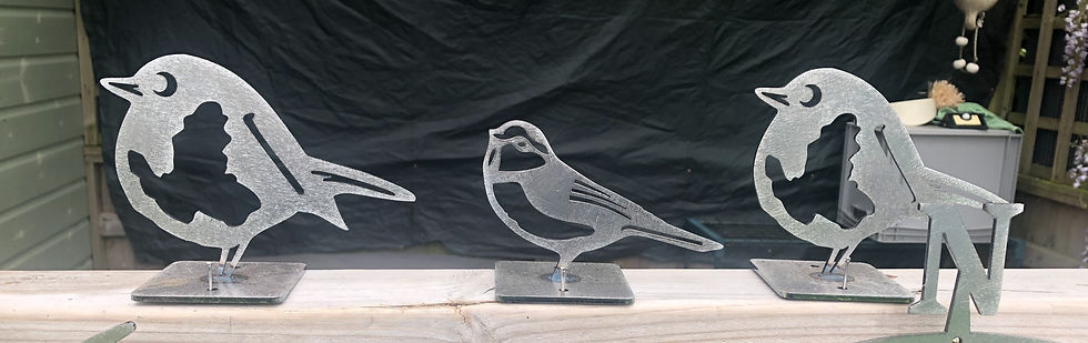 Thumbnail: Garden Bird Fence Post Cap Topper
