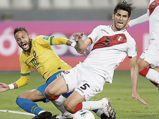 PERÚ VS BRASIL: Selección peruana cae 4 A 2 frente a Brasil