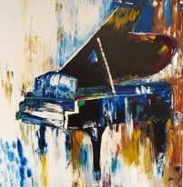 Black Piano by Sabina Nealon