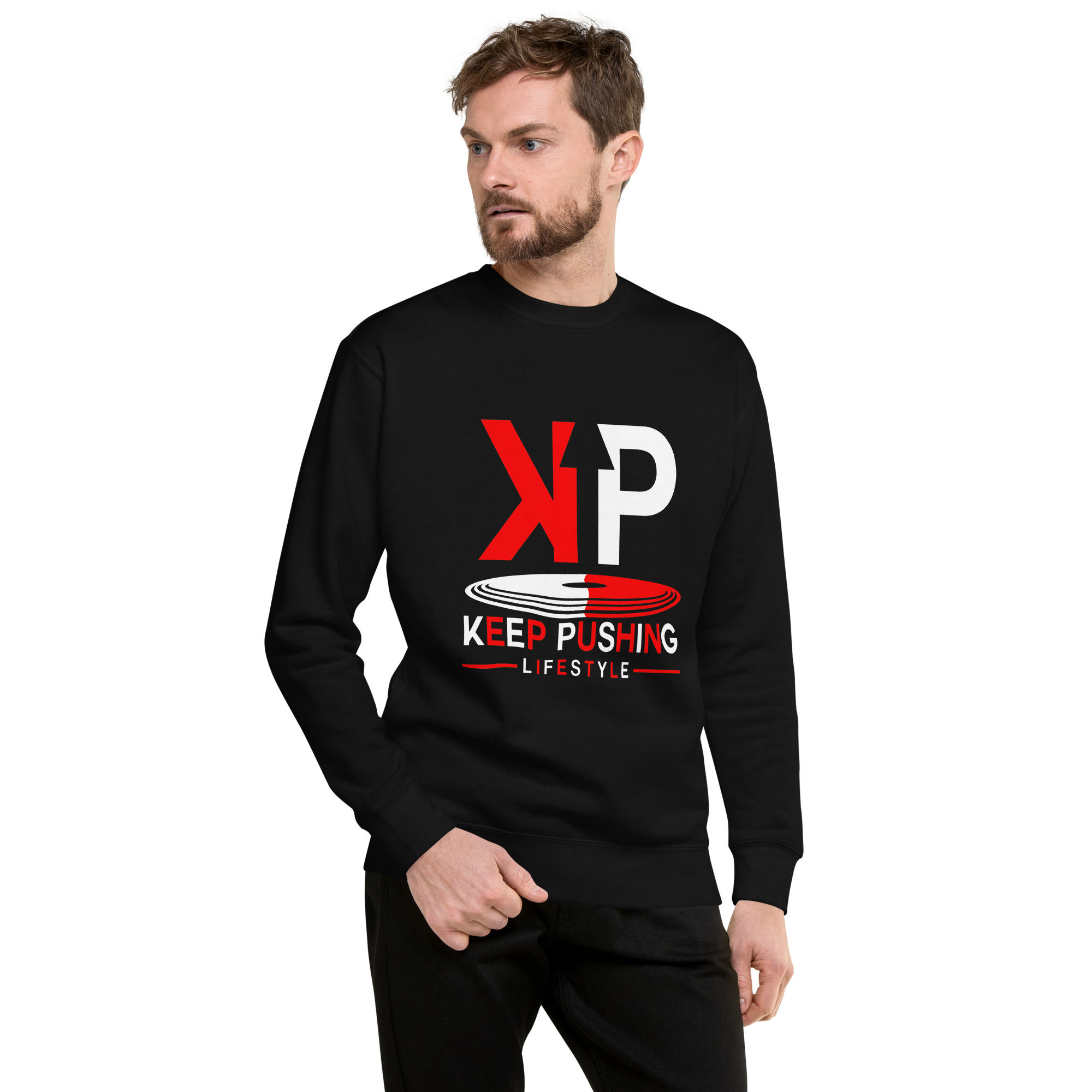 red & black ppl Unisex Premium Sweatshirt