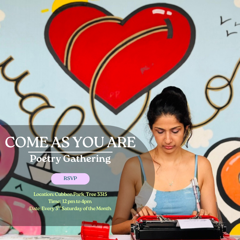 Come as you are. Poetry Gathering 