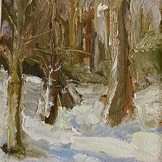 Snowy Woods - 5 x 7
