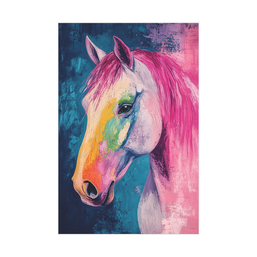 modern horse artwork for sale