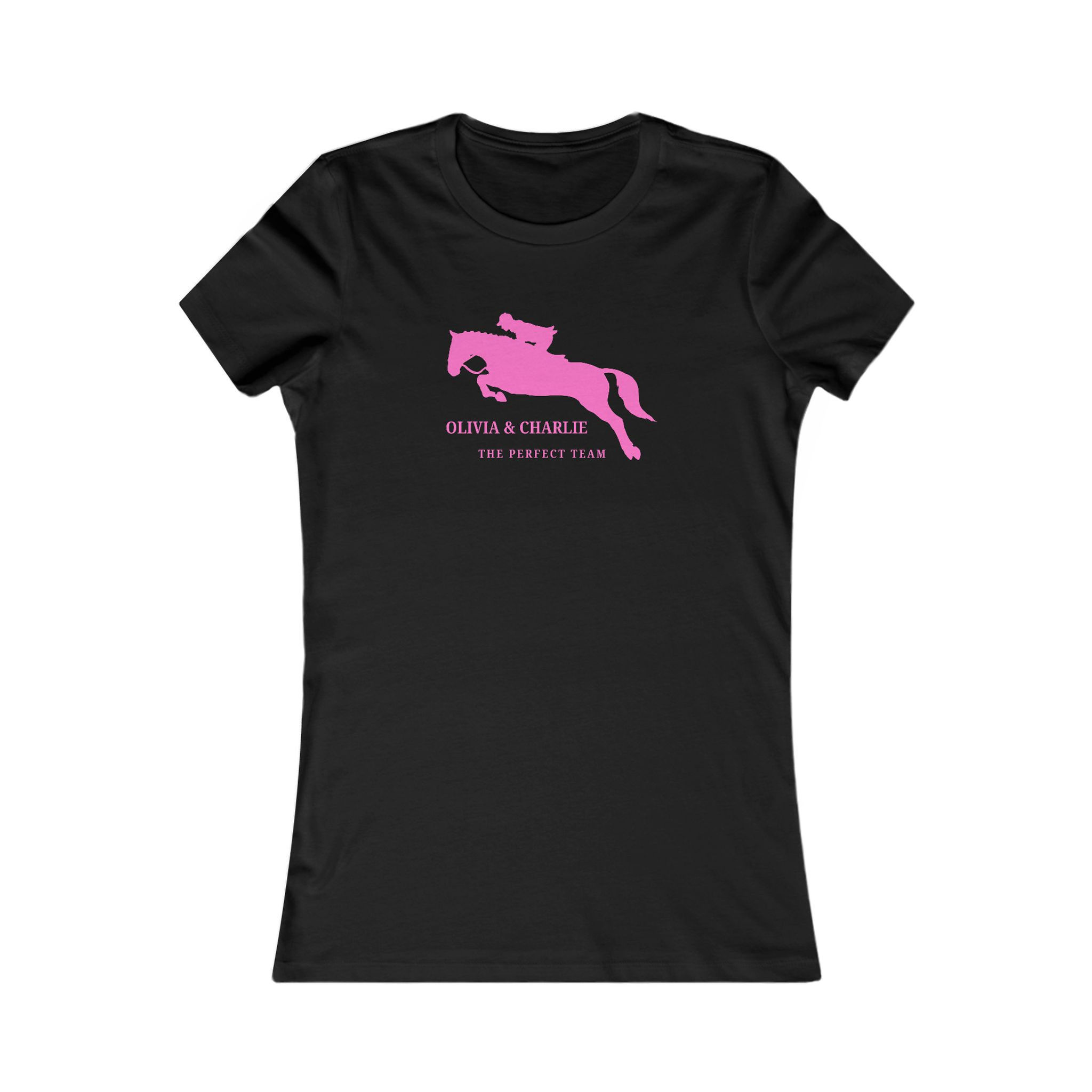 Personalised Horse Lover T-Shirts – Customise with Rider & Horse' s Name