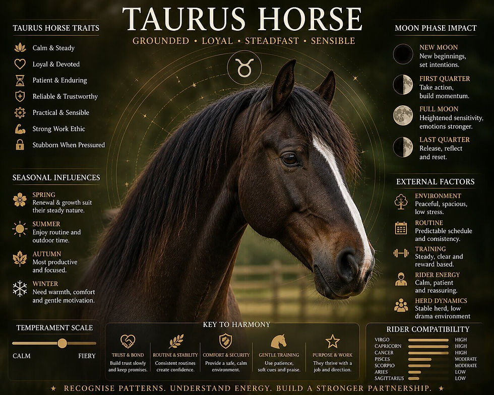 Taurus Zodiac Horse Temperament