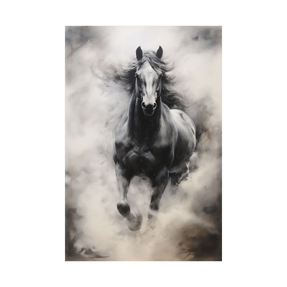 Brown Horse art