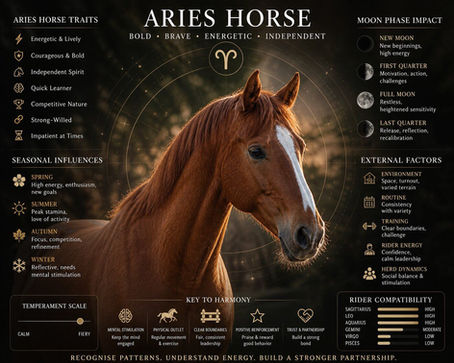 Aries Zodiac Horse Temperament