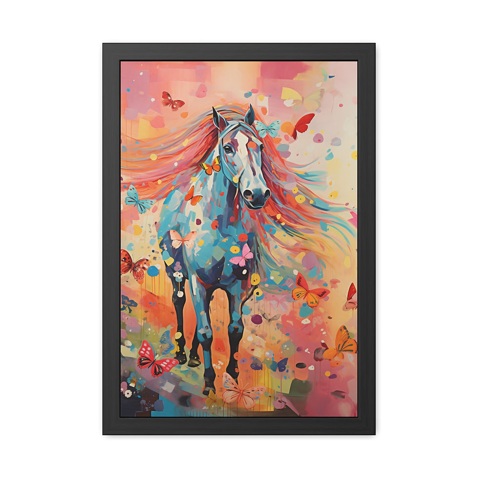 kids horse art
