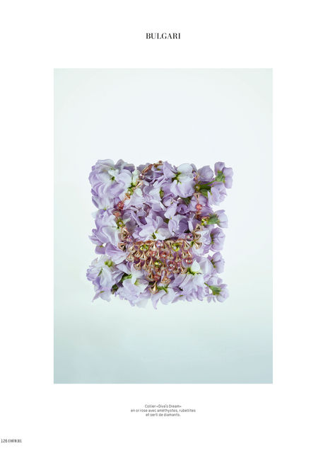 Photographe joaillerie Suisse, shooting photo pour le magazine l'Officiel, haute joaillerie.