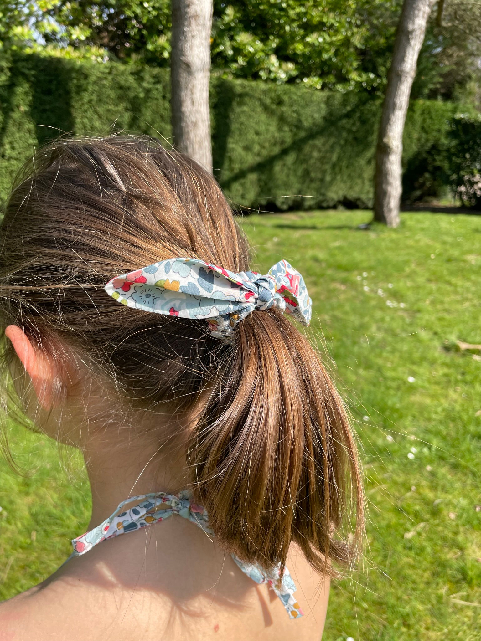 Mini chouchou pour petite fille aux cheveux fins, accessoire doux et adapté aux enfants