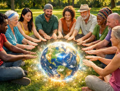 Do humans need to heal ourselves before we can heal our planet?