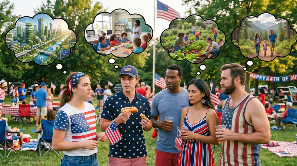 For this July 4th I was told...let's create something better