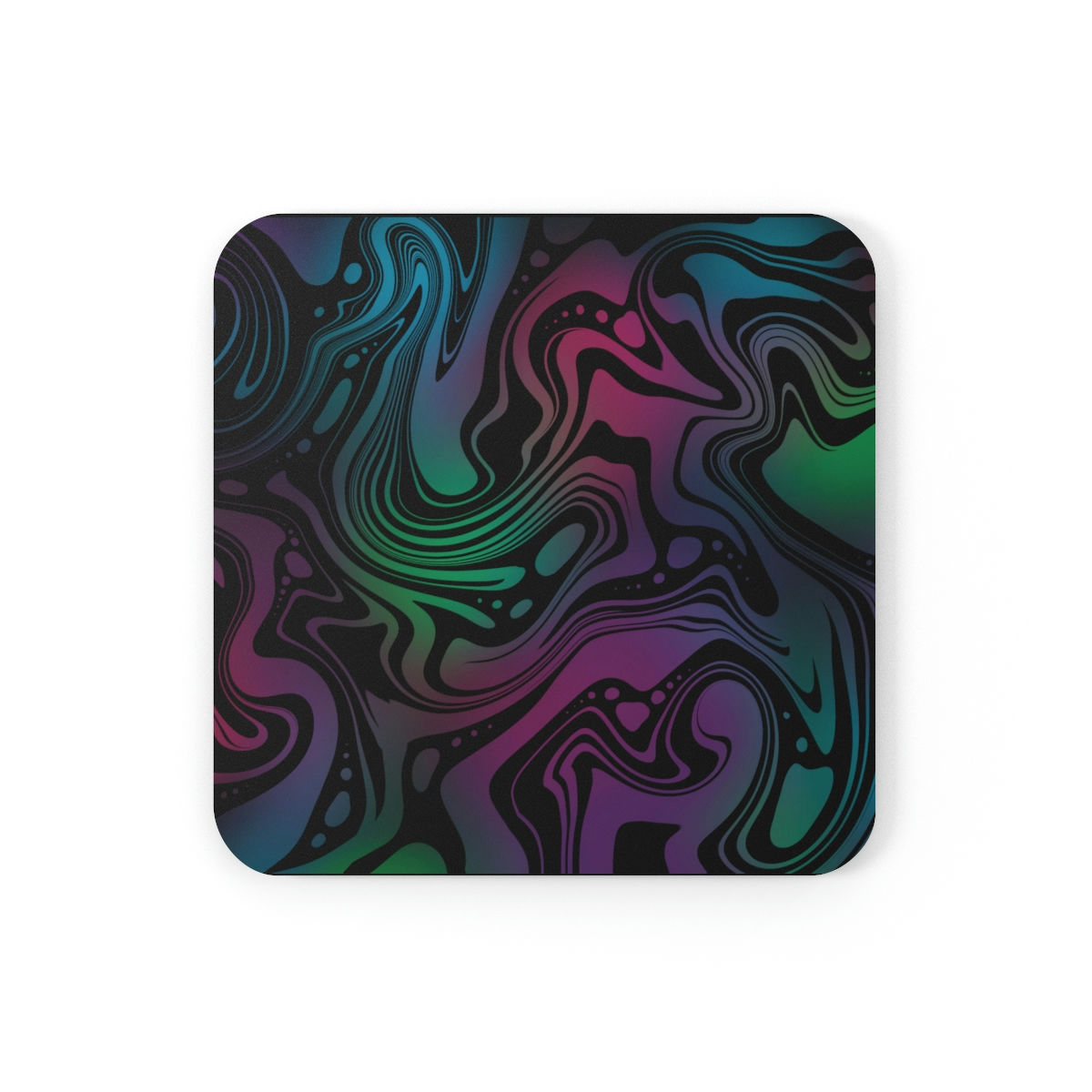 Alien Surreal Cork Back Coaster