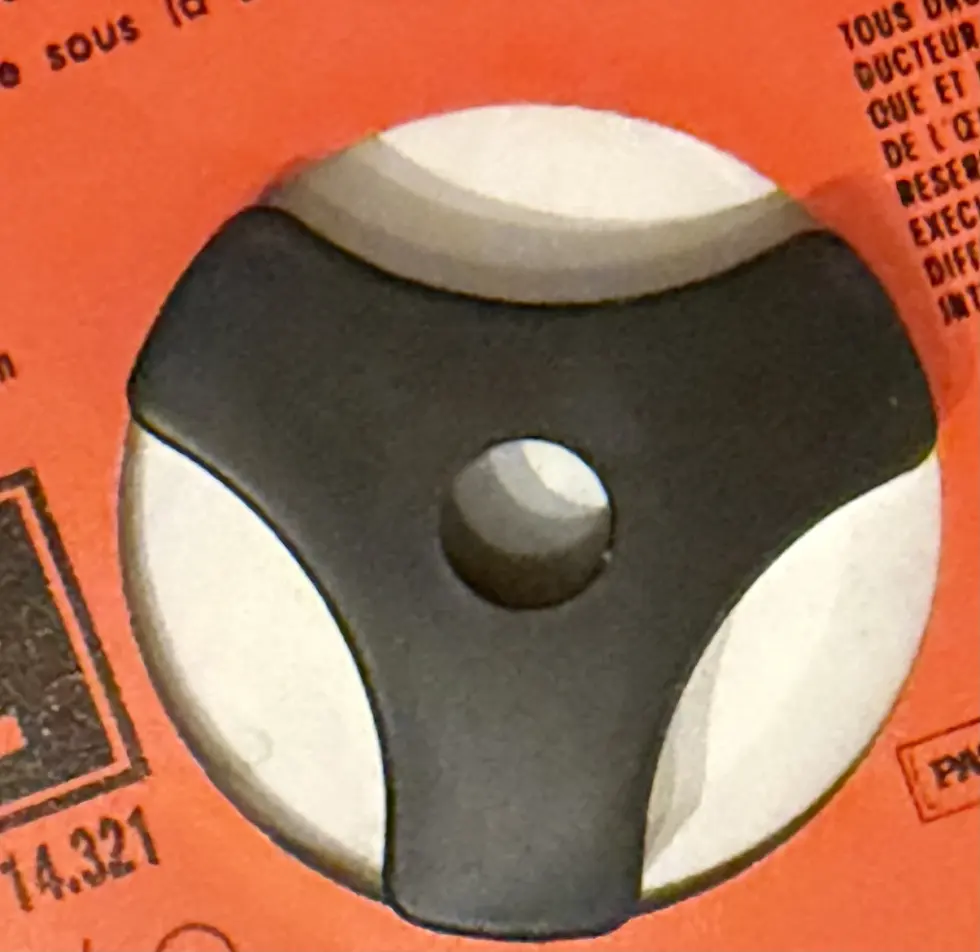 Centreur noir universel pour disques vinyles 45 tours | Vinyles & Vintage