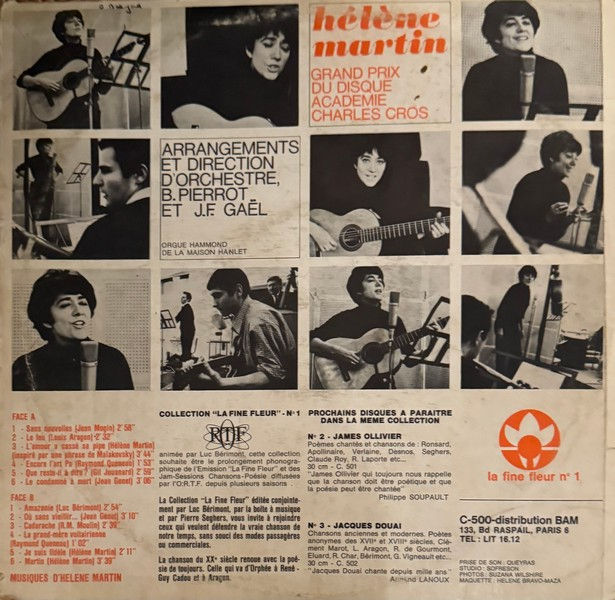 Miniature : Disque vinyle de Hélène Martin - Sans Nouvelles en vente sur www.vinylesandvintage.com