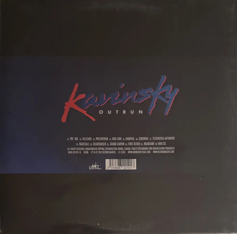 Miniature : Disque vinyle de Kavinsky - Outrun | Vinyles & Vintage