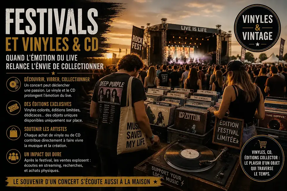 Comment les festivals influencent les ventes de vinyles et de CD