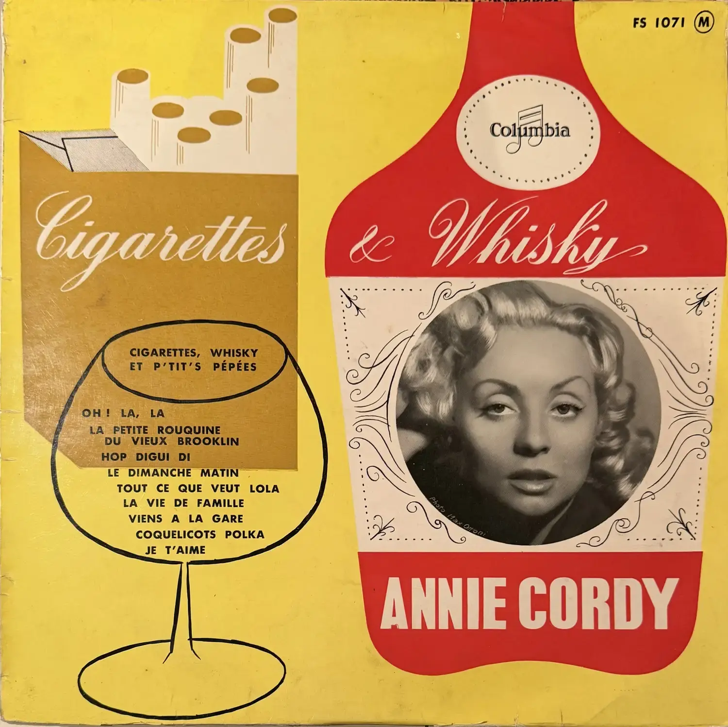Disque vinyle de Annie Cordy - Cigarettes & Whisky | Vinyles & Vintage