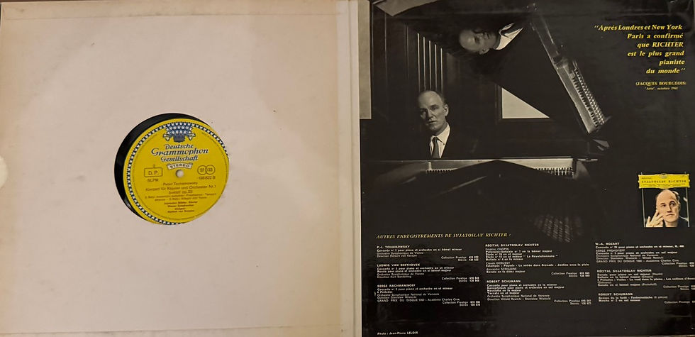 Miniature : Disque vinyle de Tchaikowsky, Richter, Karajan ‎– Concerto N°1 Pour Piano Et Orchestre en vente sur Vinyles & Vintage