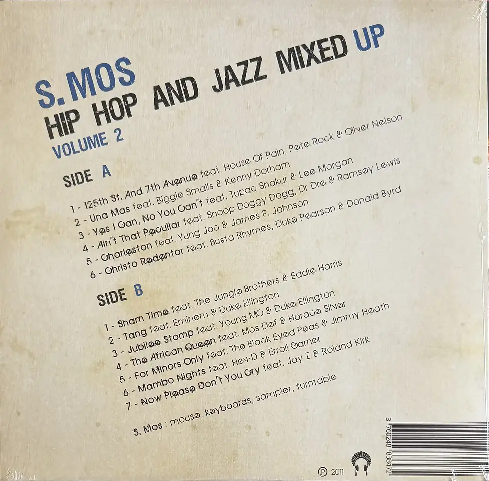 Miniature : Disque vinyle de S.Mos - Hip Hop And Jazz Mixed Up Volume 2 | Vinyles & Vintage