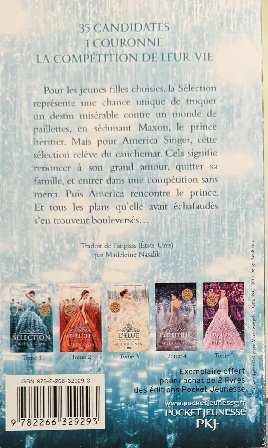 Livre de Kiera Cass - La Sélection : Tome 1 | Vinyles & Vintage
